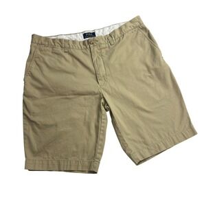 Polo Ralph Lauren Chino Shorts Mens 36 Tan Khaki Cotton Classic Flat Front F10
